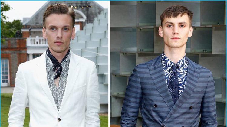 Jamie Campbell Bower & Josh Mclellan Don Tommy Hilfiger’s Perfect Summer Suiting