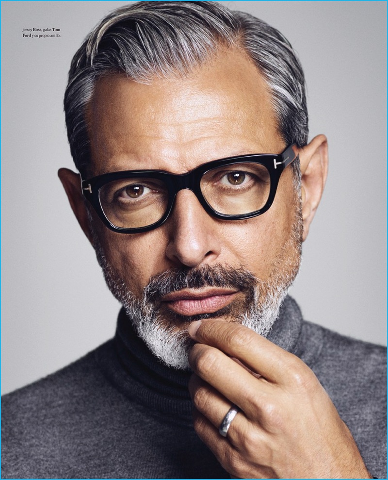 Jeff Goldblum photographed by Michael Schwartz for Icon El País.