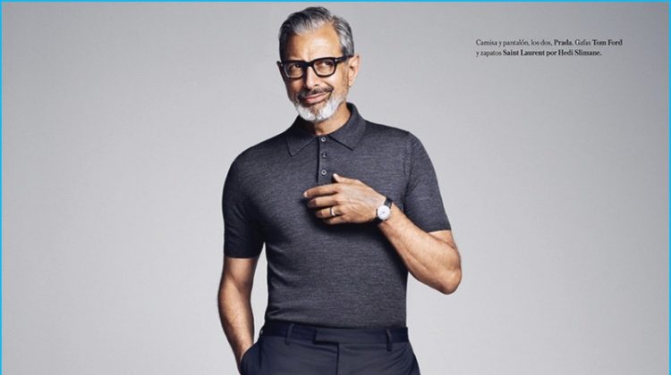 Jeff Goldblum Cuts a Sharp Figure for Icon El País Shoot