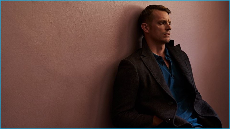 Joel Kinnaman photographed by Blair Getz Mezibov for Mr Porter.