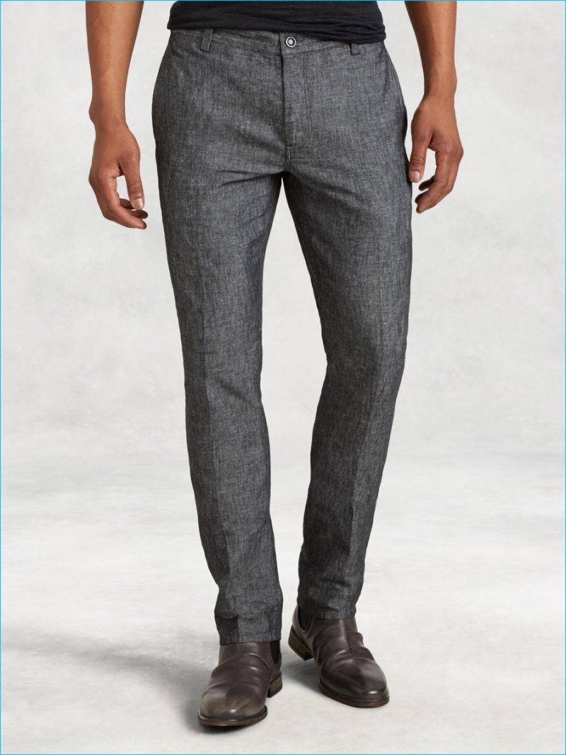 John Varvatos Cotton Linen Motor City Jeans