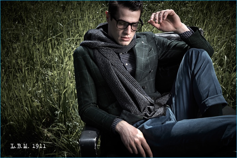 Andy Walters fronts L.B.M. 1911's fall-winter 2016 campaign.