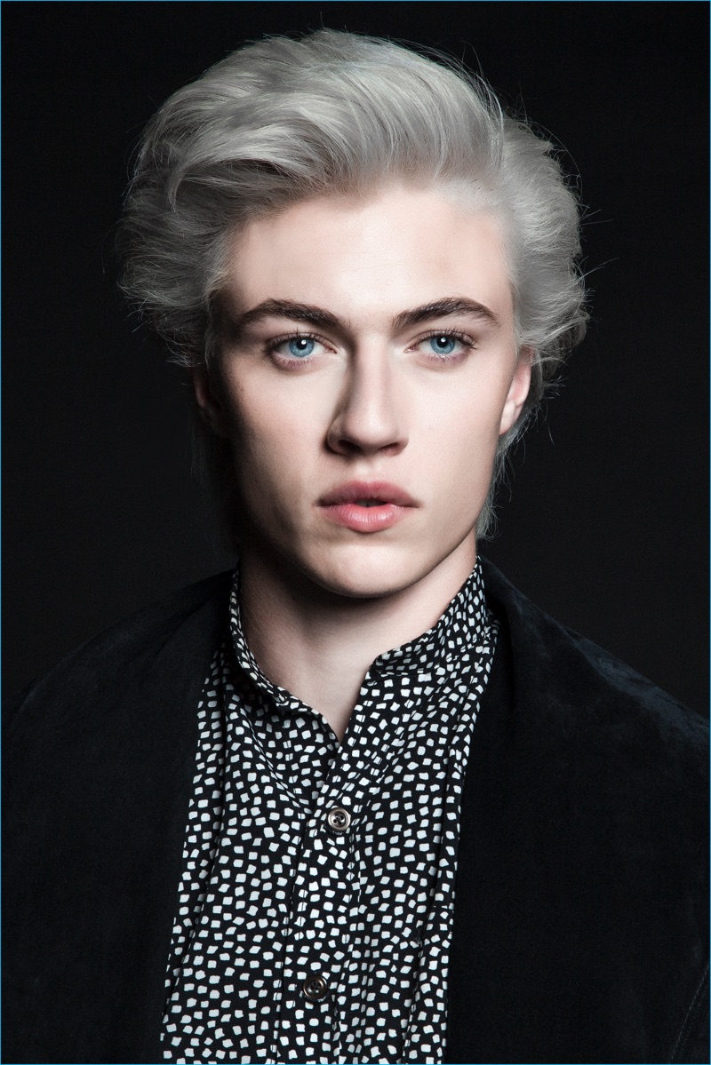 Lucky Blue Smith photographed by Esteban Calderon for Nylon Guys Español.