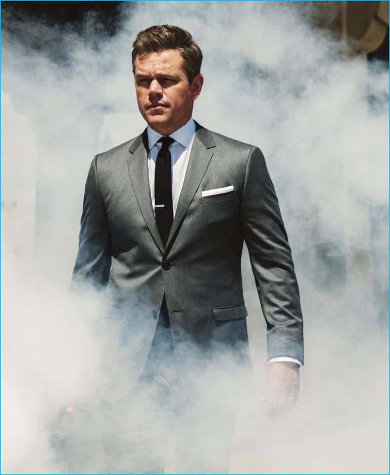Matt Damon photographed by Sebastian Kim for the August 2016 issue of American GQ.