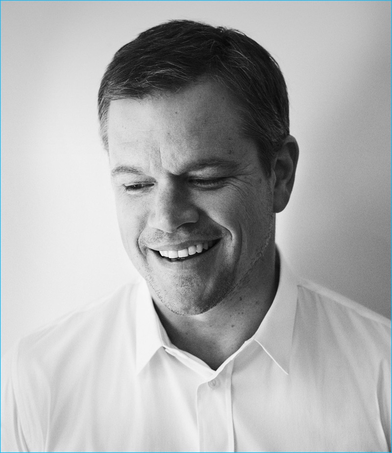 Matt Damon photographed by Simon Emmett for Esquire UK.
