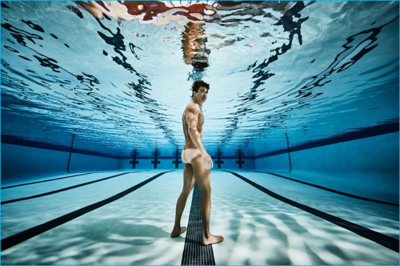Nathan Adrian photographed by Steven Lippman for ESPN's 2016 Body Issue