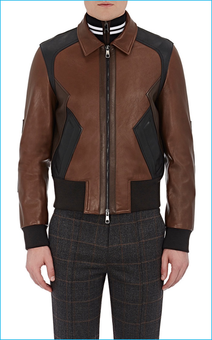 Neil Barrett Patchwork Leather Jacket