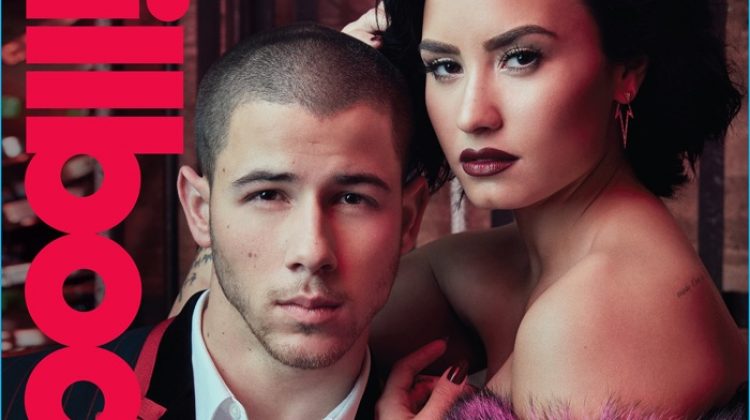 Nick Jonas Demi Lovato 2016 Billboard Cover