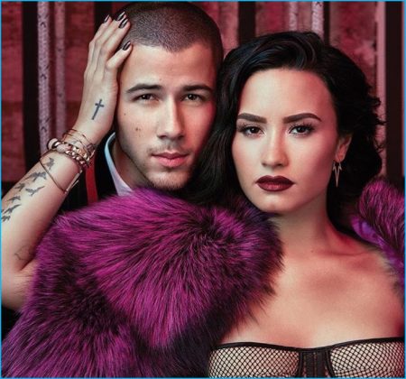 Nick Jonas Demi Lovato 2016 Billboard Photo Shoot 001