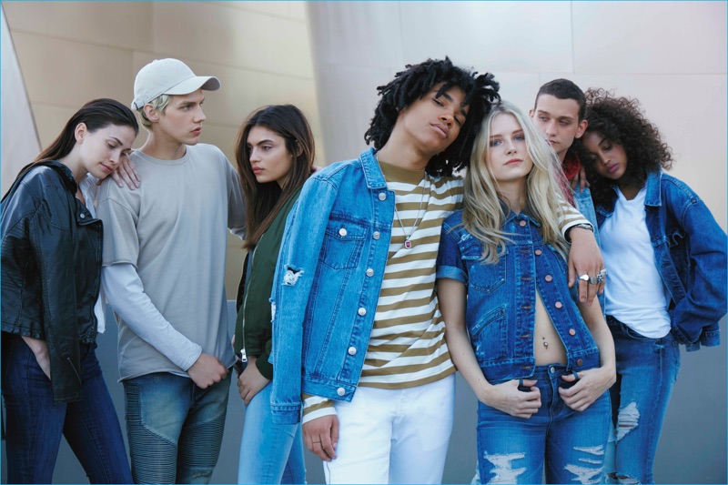Luka Sabbat and Lottie Moss are front and center for PacSun's fall-winter 2016 denim campaign.
