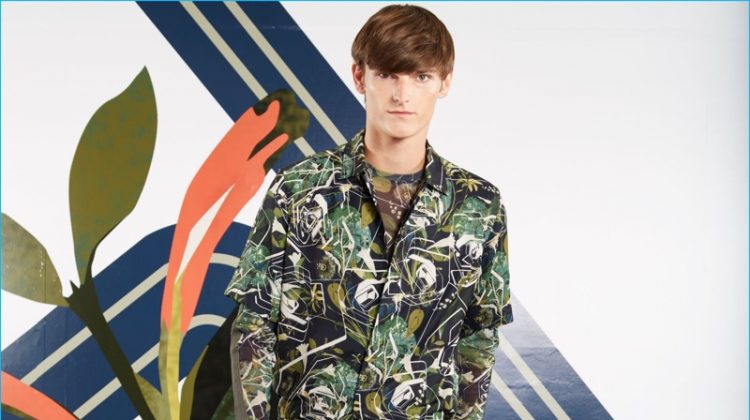 Perry Ellis Crafts Collage of Ideas for Spring Collection