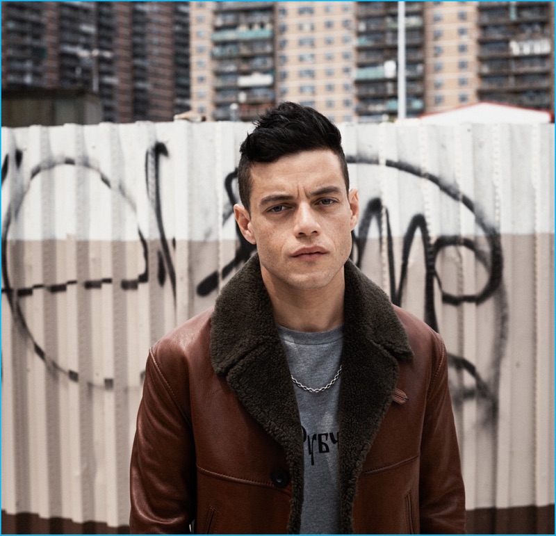 Rami Malek photographed for Interview magazine.