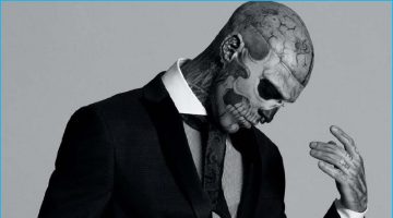 Rick Genest Returns to the Spotlight, Suits Up for DTK Men Rick Genest Returns to the Spotlight, Suits Up for DTK Men