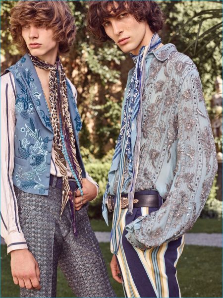 Roberto Cavalli embraces bohemian style for its spring-summer 2017 collection.