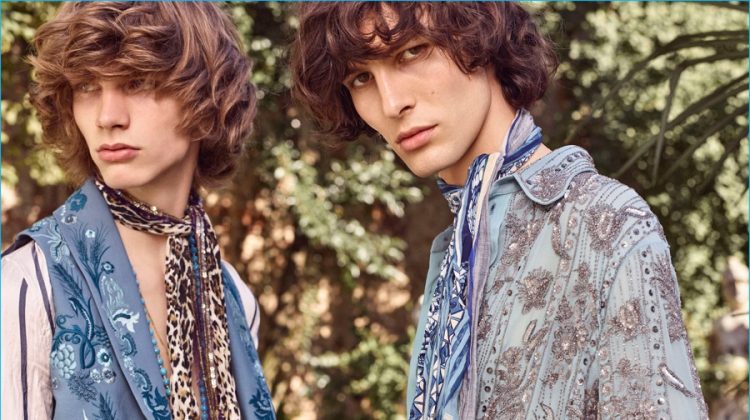 Roberto Cavalli embraces bohemian style for its spring-summer 2017 collection.