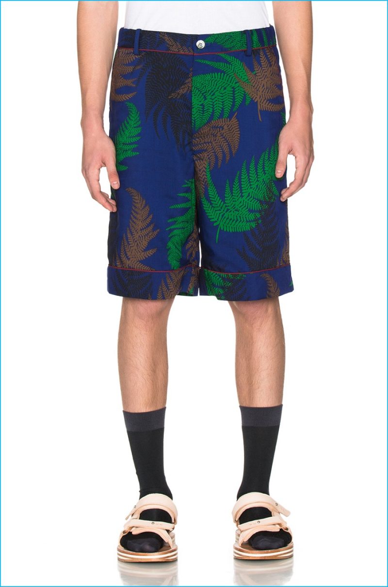 Sacai-Leaf-Shorts