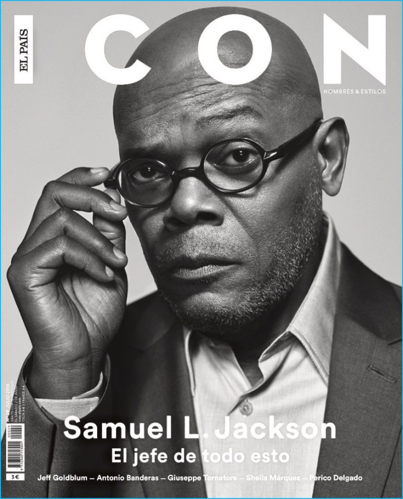 Samuel L. Jackson covers the July 2016 issue of Icon El País.
