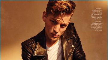 Sebastian Sauvé Rocks BLK DNM Fashions for Attitude Spread Sebastian Sauvé Rocks BLK DNM Fashions for Attitude Spread