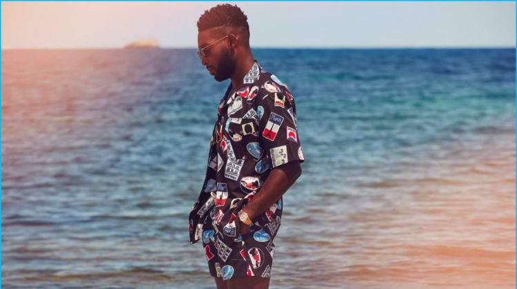 Tinie Tempah Travels to Ibiza with Mr Porter