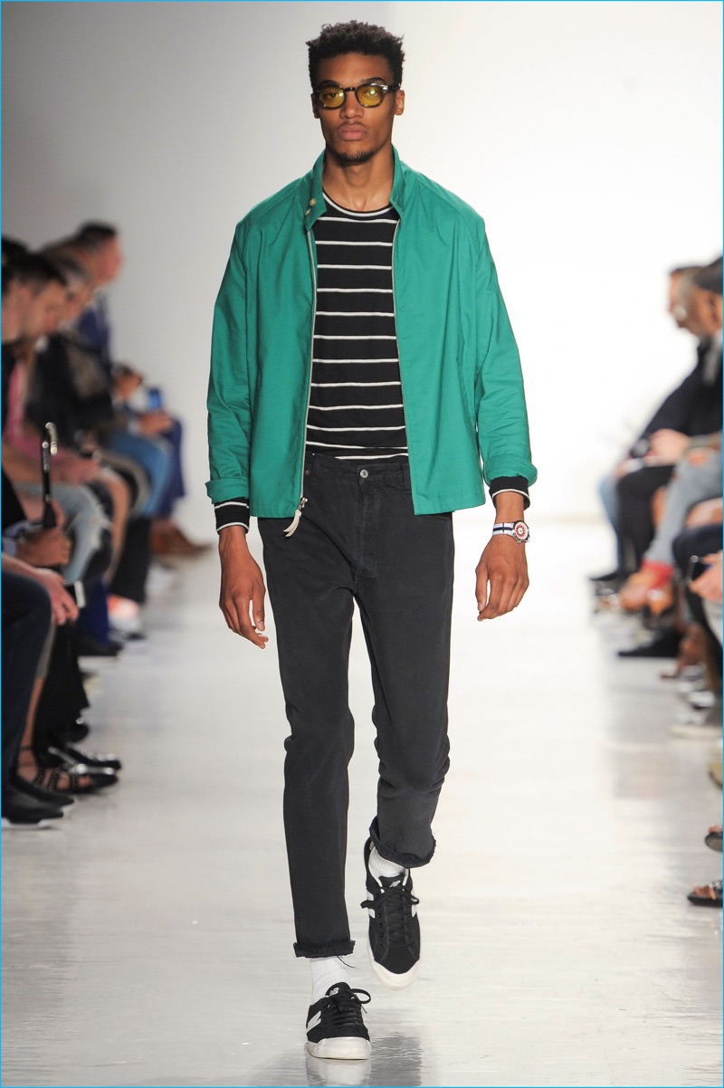 Todd Snyder makes a case for menswear classics such as the Harrington jacket for spring-summer 2017.