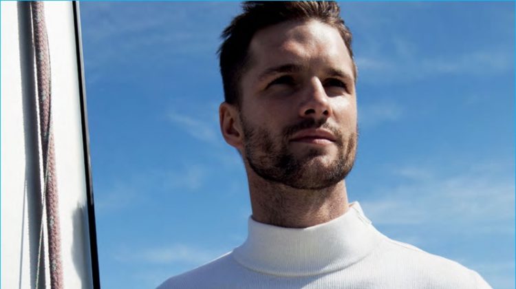 Sea Wolf: Tomas Skoloudik Models Nautical Fits for GQ Russia