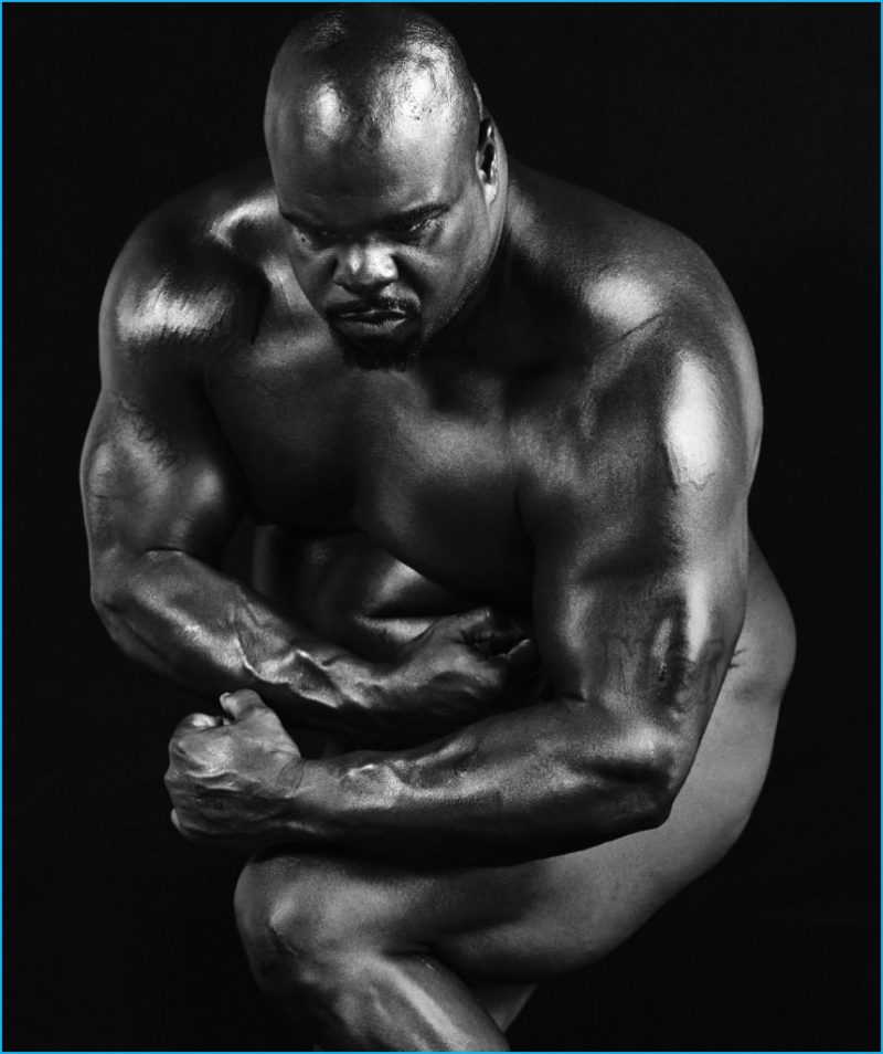 Vince Wilfork photographed by Peter Hapak for ESPN's 2016 Body Issue