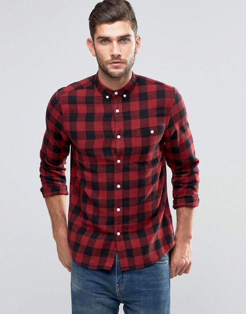 ASOS Red Buffalo Check Shirt