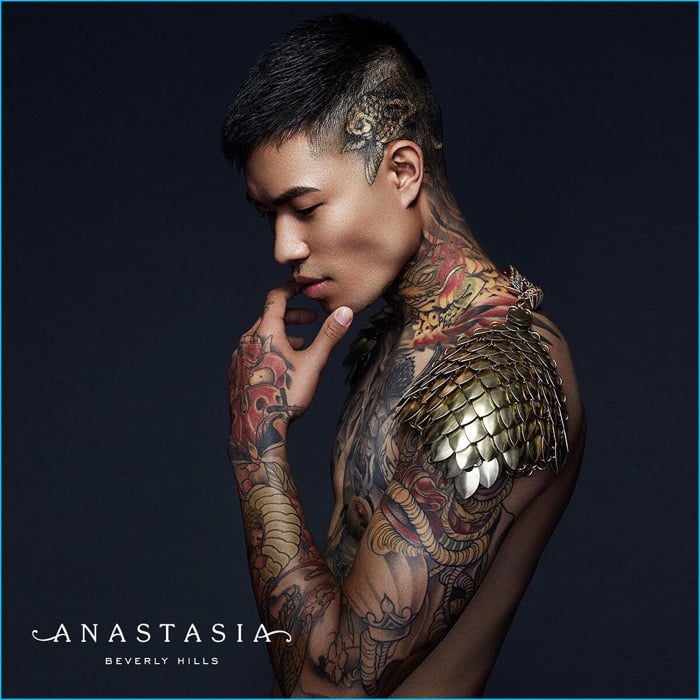 Anastasia Beverly Hills 2016 Male Models Makeup Adam Pu