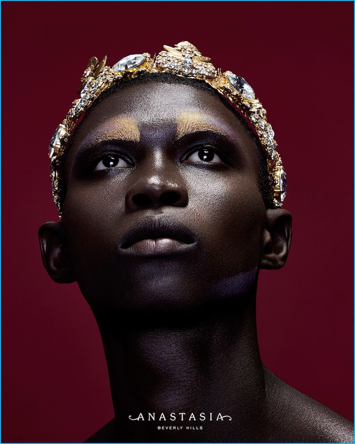 Model Fernando Cabral sports a beauty look with Anastasia Beverly Hills' Moonchild Glow Kit. » Sebastian Sauve + More Rock Anastasia Beverly Hills' Moonchild Glow Kits Model Fernando Cabral sports a beauty look with Anastasia Beverly Hills' Moonchild Glow Kit.