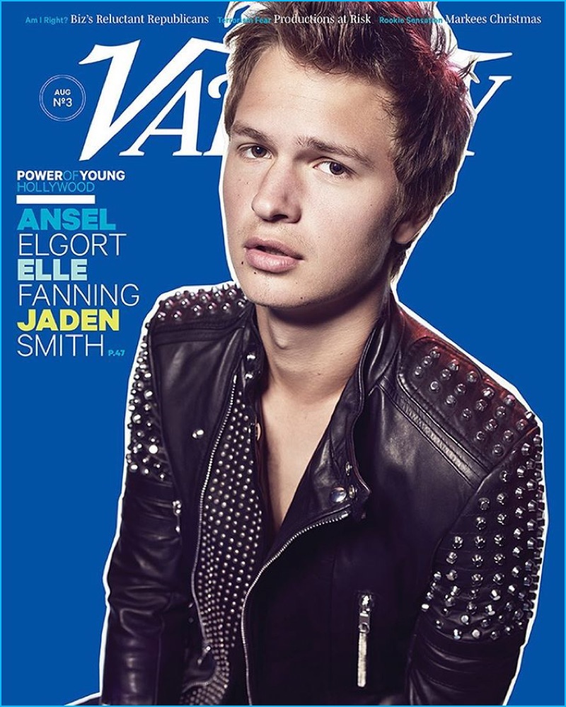 Ansel Elgort covers the Young Hollywood issue of Variety magazine.