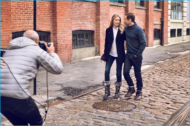 Behind the Scenes: David Duchovny and Martha Hunt for London Fog Fall/Winter 2016 Campaign