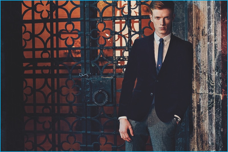 Linus Wordemann fronts Ben Sherman's dapper fall-winter 2016 campaign.