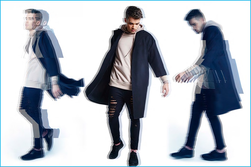 Josh Cuthbert fronts BoohooMAN's fall-winter 2016 lookbook. » BoohooMAN Delivers Active Styles for Fall Collection Josh Cuthbert fronts BoohooMAN's fall-winter 2016 lookbook.