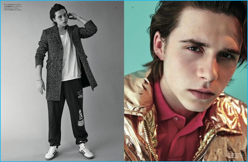 Bebe Kim styles Brooklyn Beckham for the pages of Dazed Korea.
