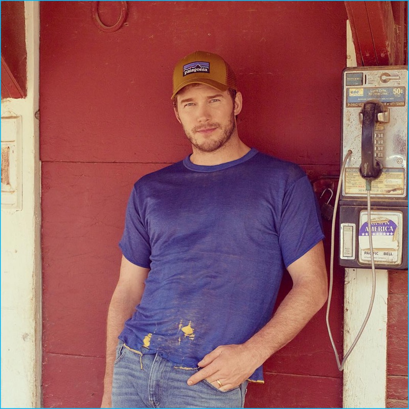 Chris Pratt goes casual for the pages of InStyle.