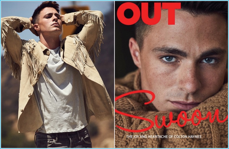 Colton haynes out magazine 2016 cover shoot
