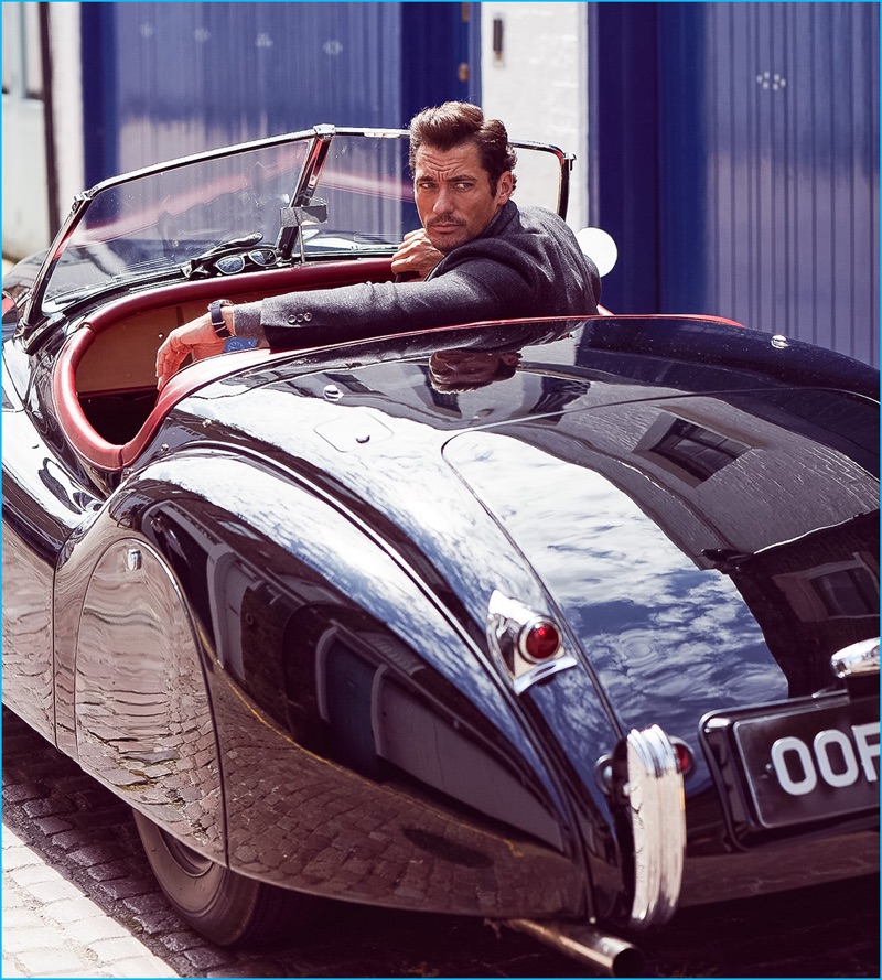 David Gandy stars in a new cover story for Vanity Fair UK On Route.