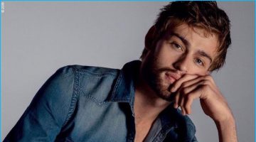 Douglas Booth Rocks Denim for Express' Fall Campaign Douglas Booth Rocks Denim for Express' Fall Campaign