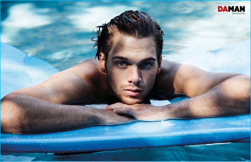 Dylan Sprayberry photographed by Mitchell Nguyen McCormack for Da Man magazine.