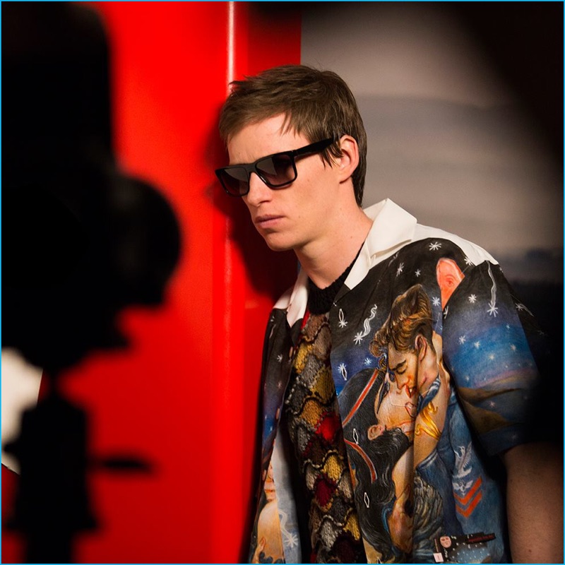 Behind the Scenes: Eddie Redmayne fronts Prada's fall-winter 2016 men's campaign.