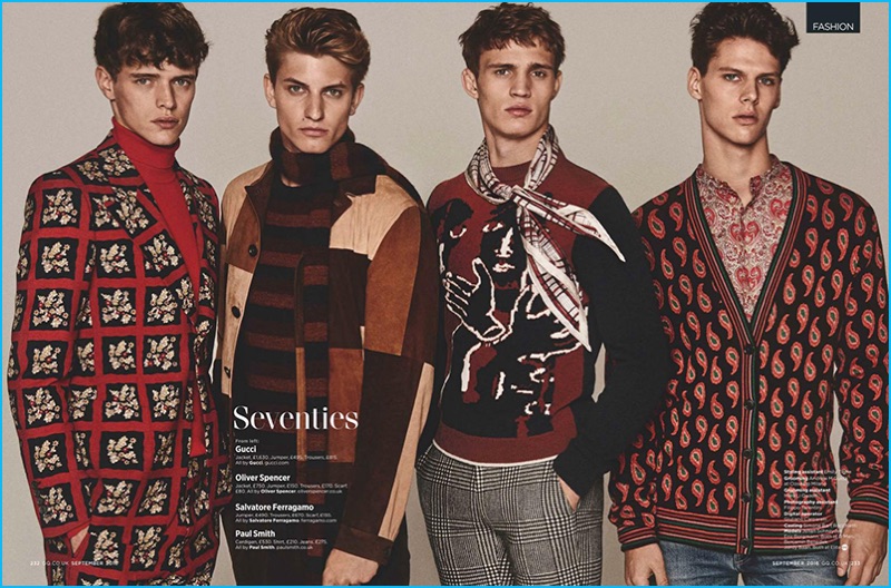 The 1970s style trend is well and alive with a series of nostalgic print sweaters.