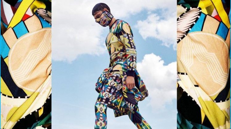 Filip Hrivnak Returns to Emma Magazine in Givenchy Resort Fashions