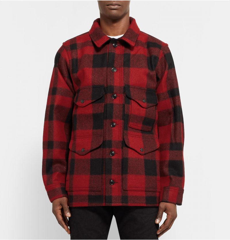 Filson Cruiser Buffalo Check Wool Jacket » 7 Red Buffalo Check Fashions Inspired by Matthew McConaughey Filson Cruiser Buffalo Check Wool Jacket
