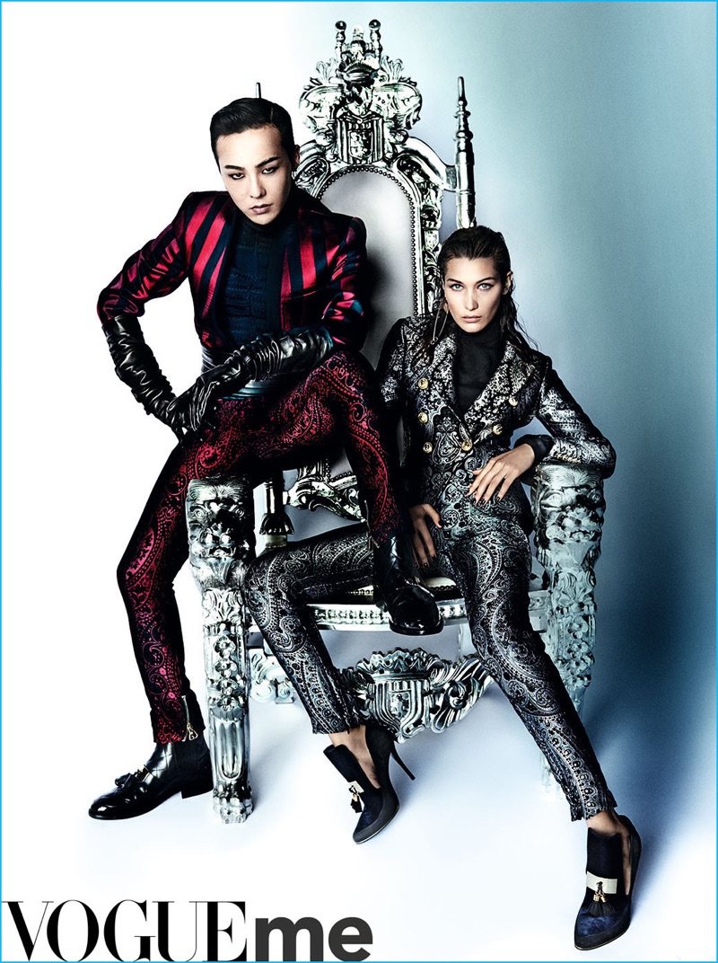 G-Dragon and Bella Hadid deliver a regal flair for Vogue ME.