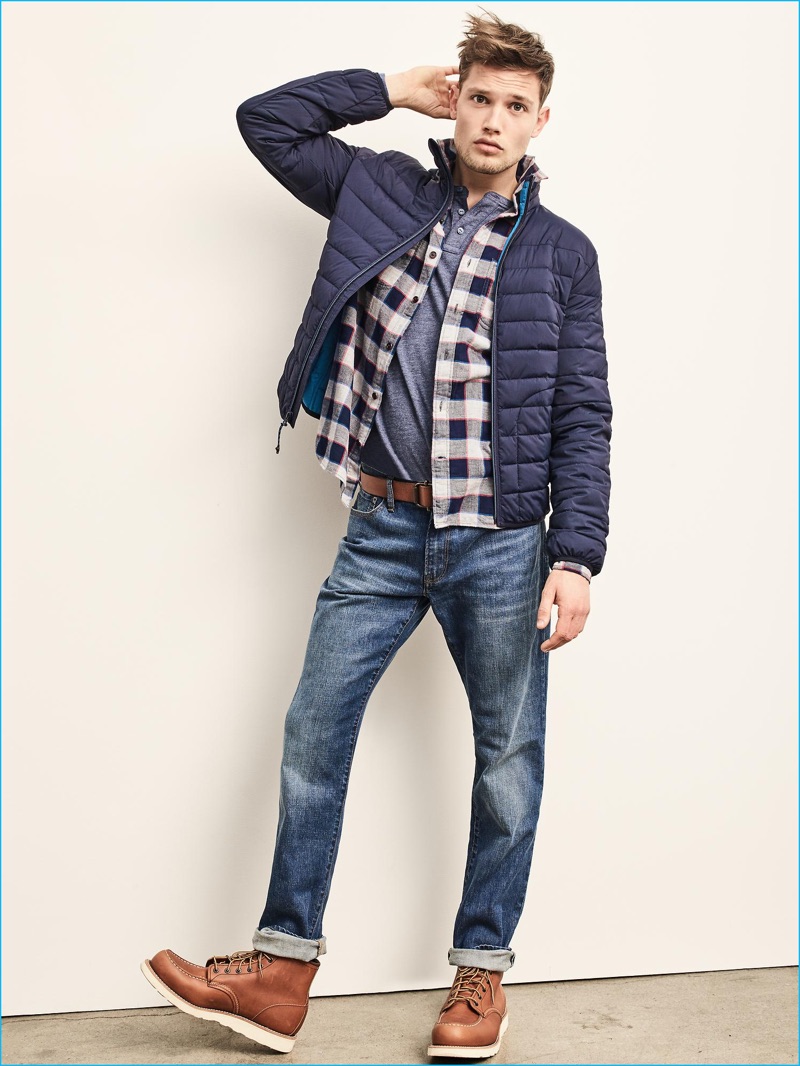 gap quilted shirt jacket