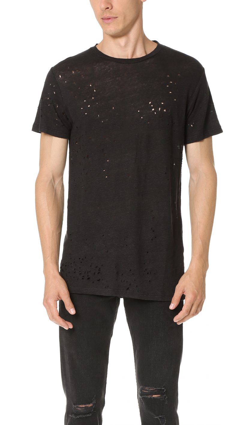 IRO Destroyed Linen Tee