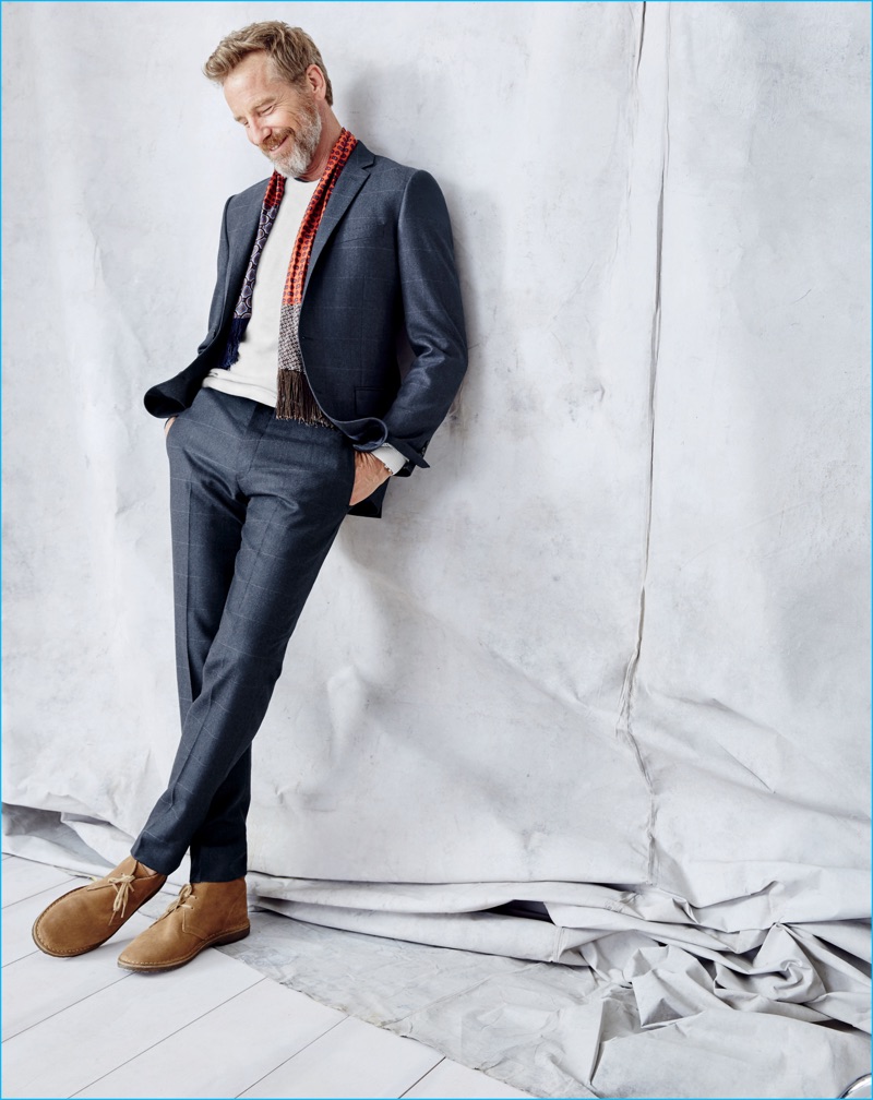 Rainer Andreesen suits up for J.Crew's September 2016 style guide.