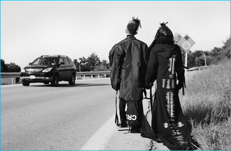 Willow and Jaden Smith photographed by Steven Klein in Hood by Air for Interview magazine.