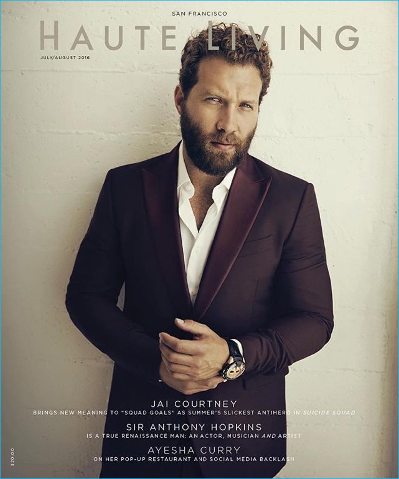 Jai Courtney covers the July/August 2016 issue of Haute Living.