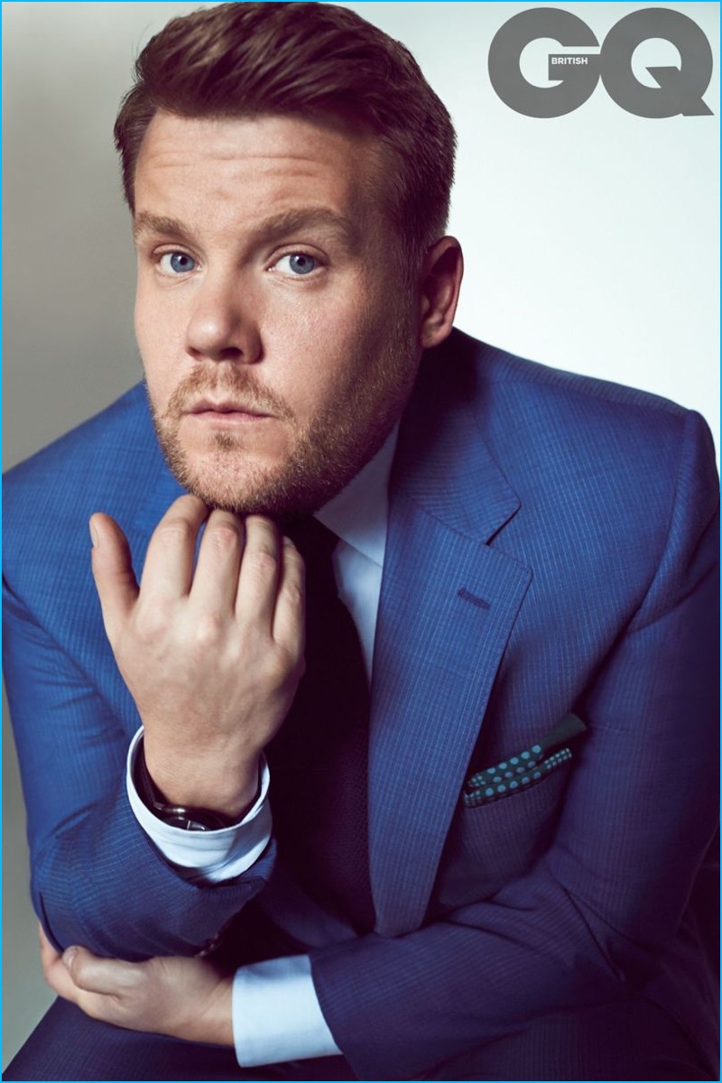 James Corden photographed by Sebastian Faena for British GQ.